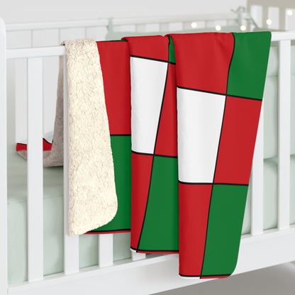 Belarus Retro Check Blanket Throw