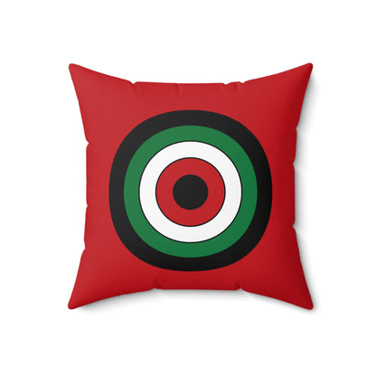 Western Sahara Retro Target Cushion Pillow