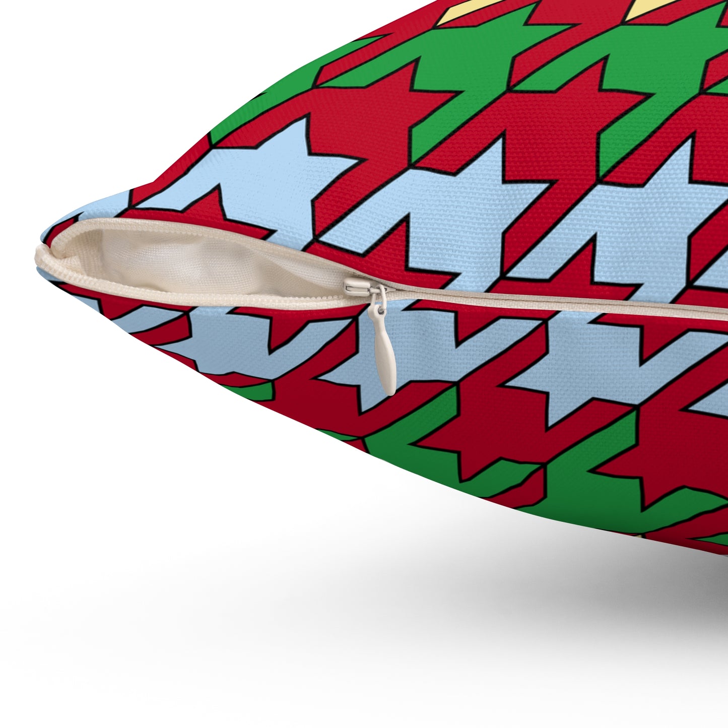 Eritrea Retro Houndstooth Cushion Pillow