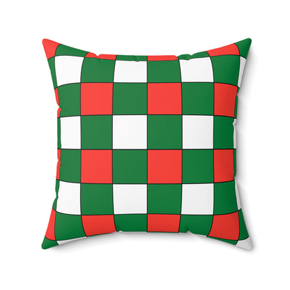 Madagascar Retro Check Cushion Pillow
