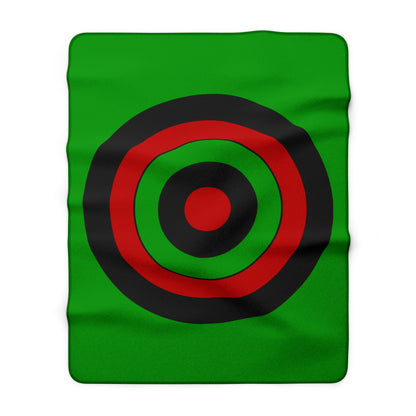Afghanistan Retro Target Blanket Throw