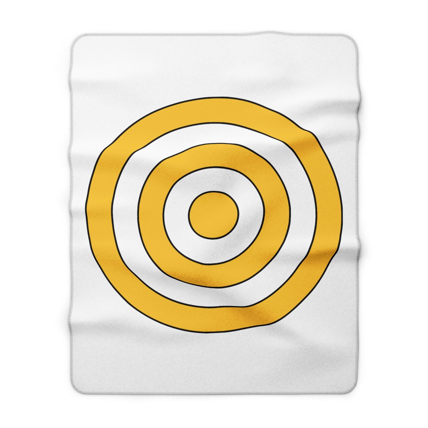 United States Virgin Islands Retro Target Blanket Throw