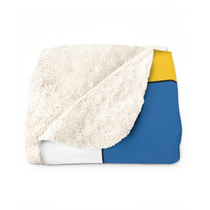 Canary Islands Retro Check Blanket Throw