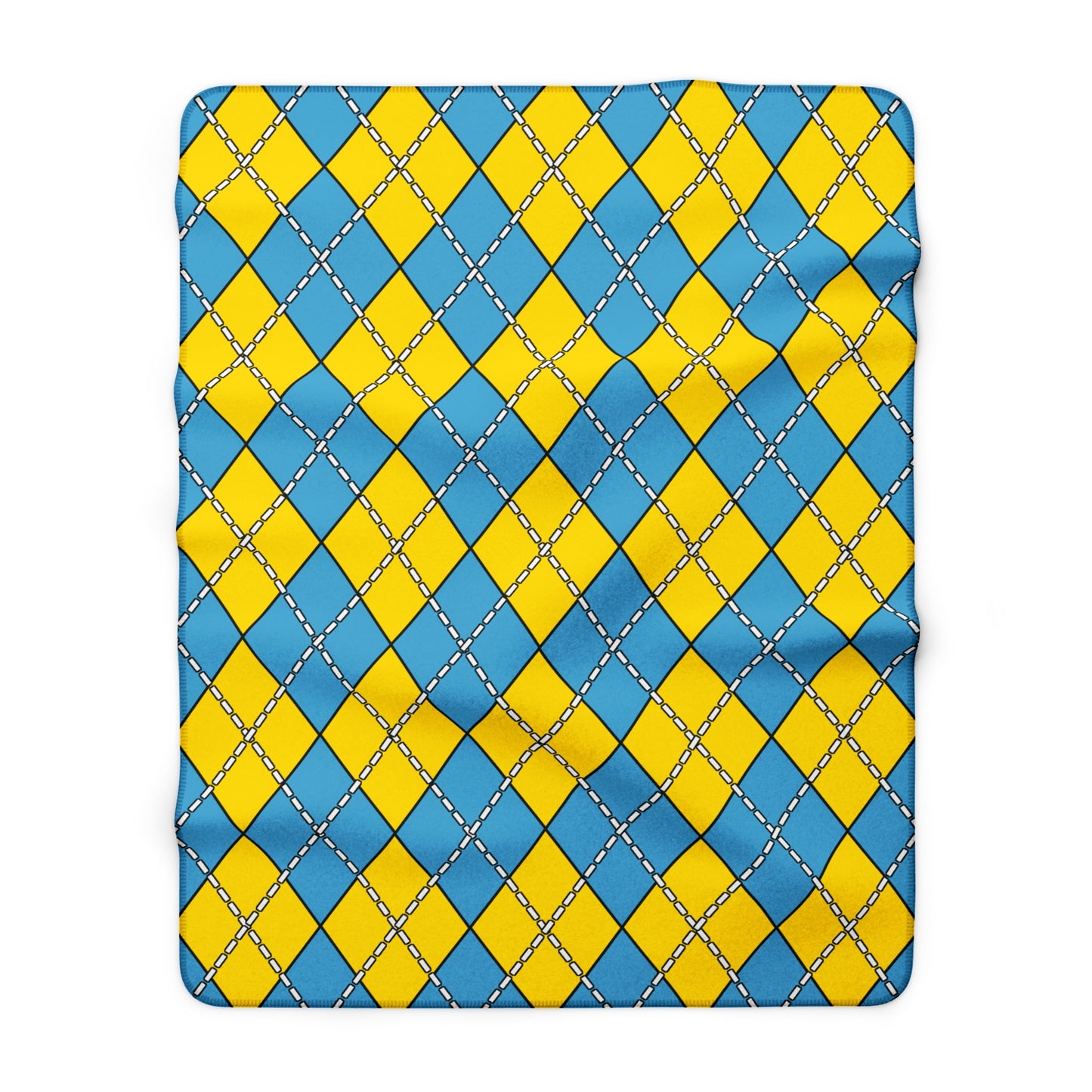 Palau Retro Argyle Blanket Throw