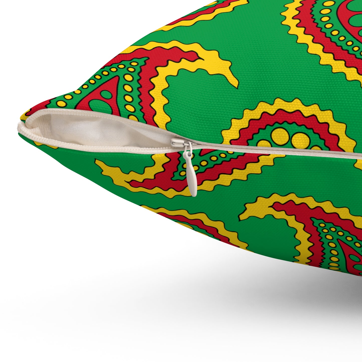 Guinea Bissau Retro Paisley Cushion Pillow