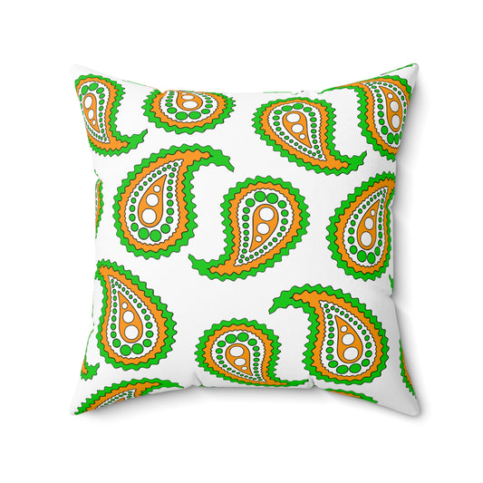 Cote Divoire Retro Paisley Cushion Pillow