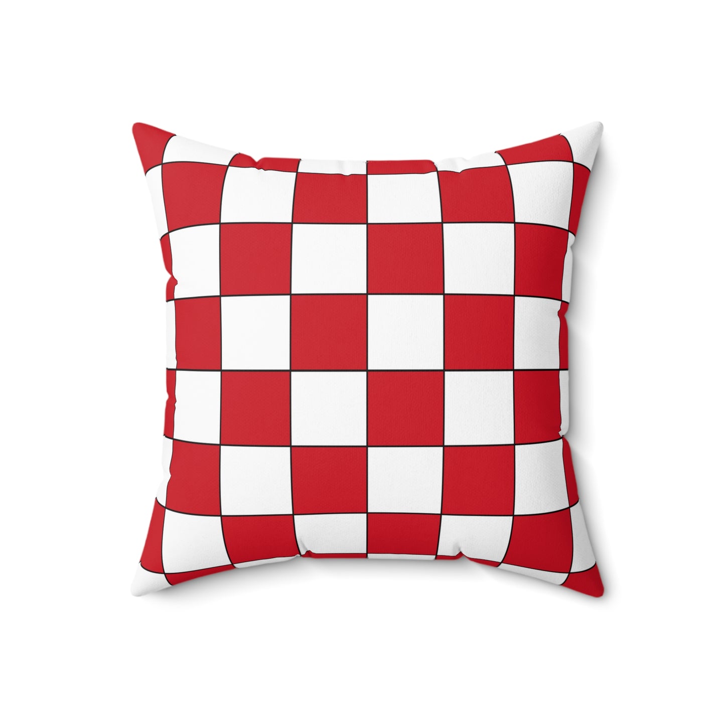 England Retro Check Cushion Pillow