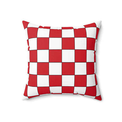 England Retro Check Cushion Pillow