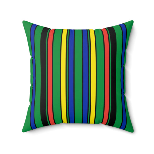 New Caledonia Retro Stripes Cushion Pillow