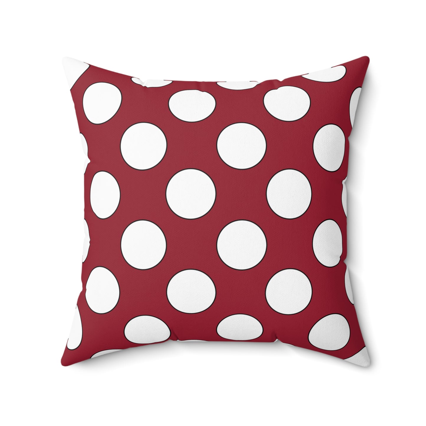 Latvia Retro Polka Dots Cushion Pillow