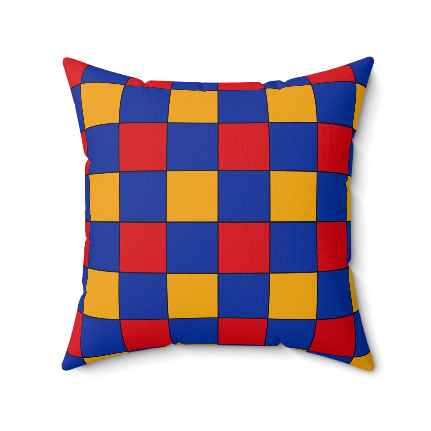 Armenia Retro Check Cushion Pillow
