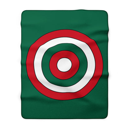 Mexico Retro Target Blanket Throw