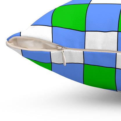 Djibouti Retro Check Cushion Pillow
