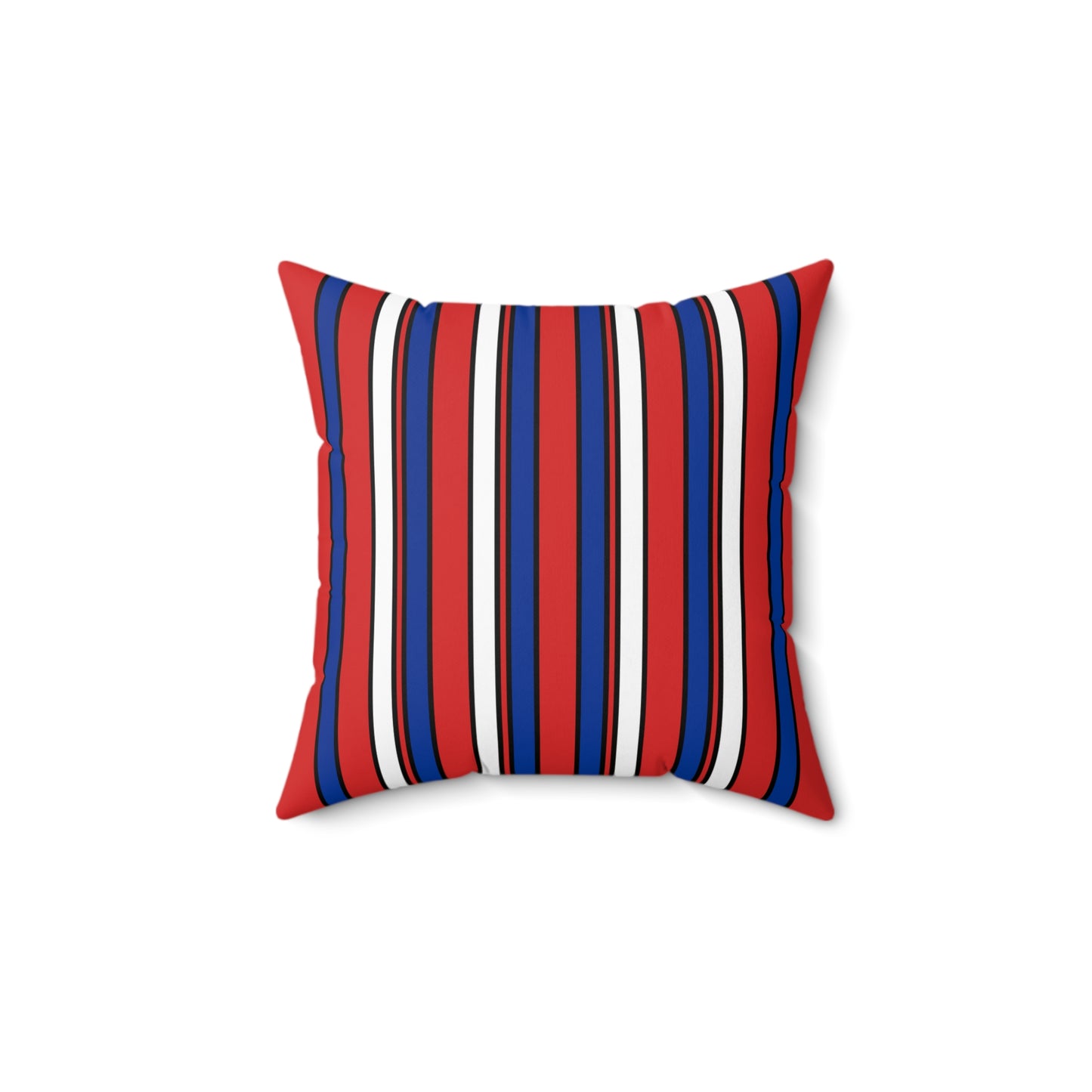 Bouvet Island Retro Stripes Cushion Pillow