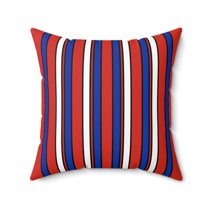 Paraguay Retro Stripes Cushion Pillow