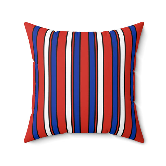 Paraguay Retro Stripes Cushion Pillow