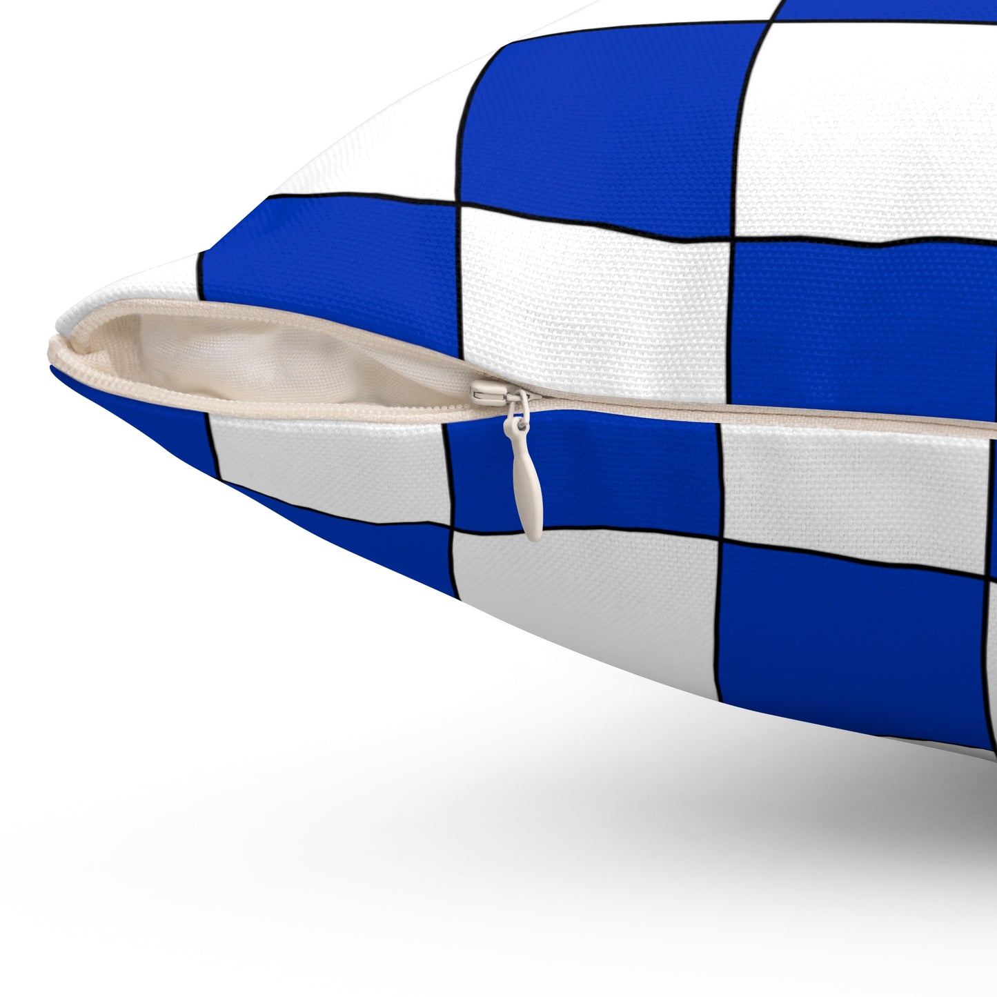 Israel Retro Check Cushion Pillow