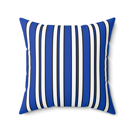 El Salvador Retro Stripes Cushion Pillow