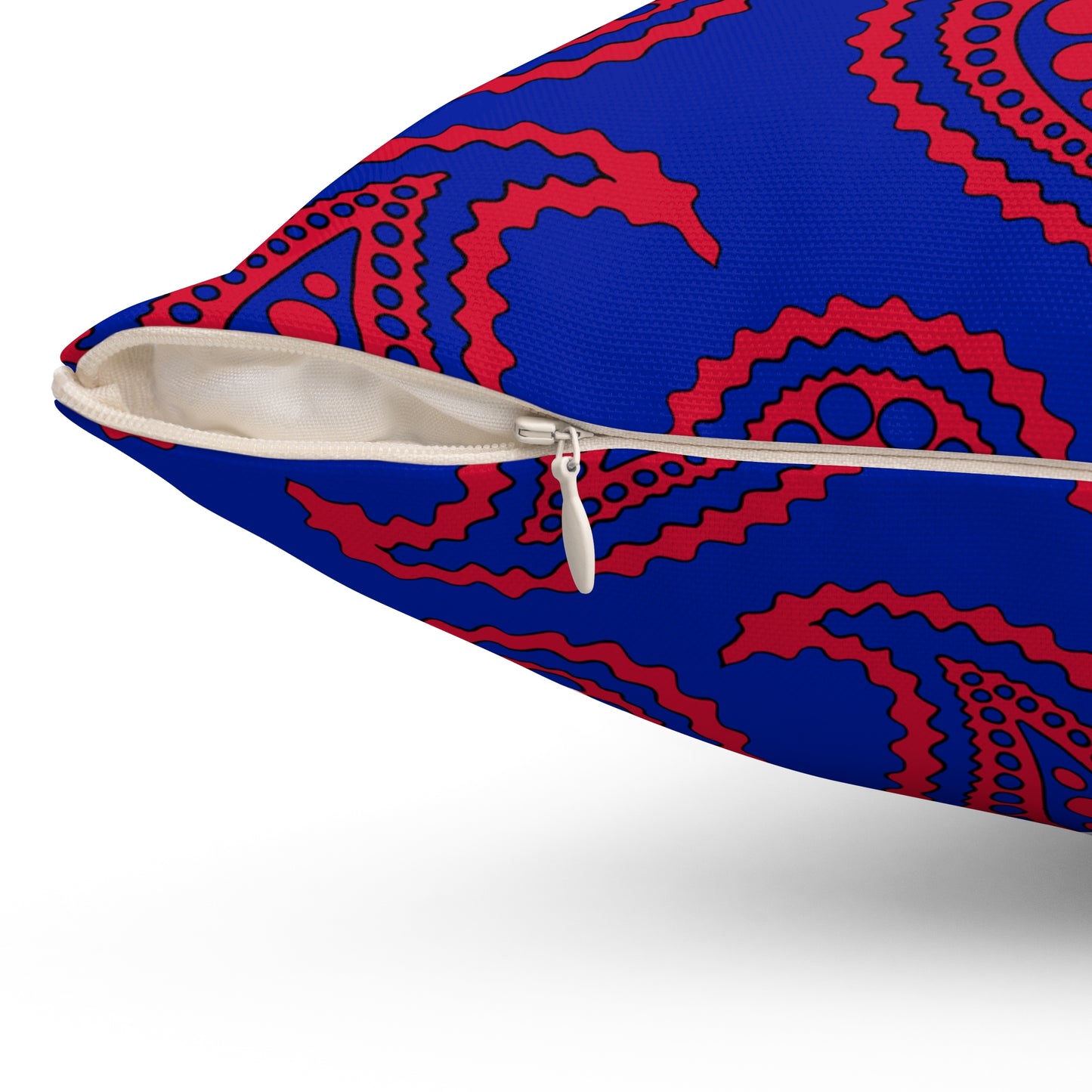 Haiti Retro Paisley Cushion Pillow