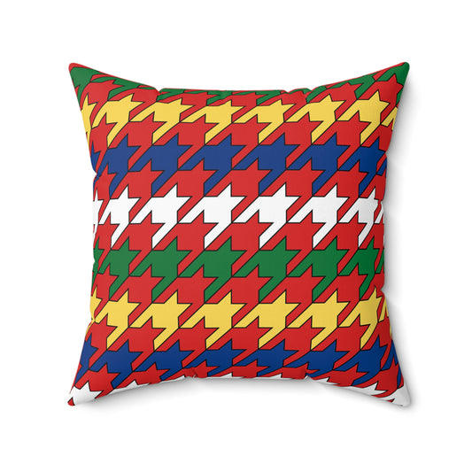 Seychelles Retro Houndstooth Cushion Pillow