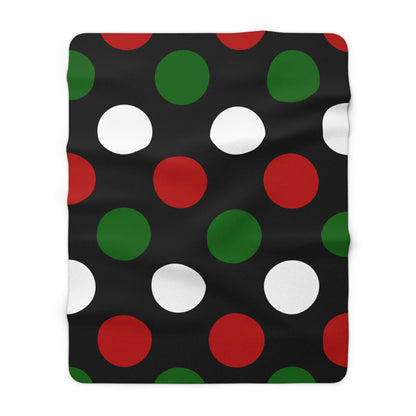 Kenya Retro Polka Dots Blanket Throw