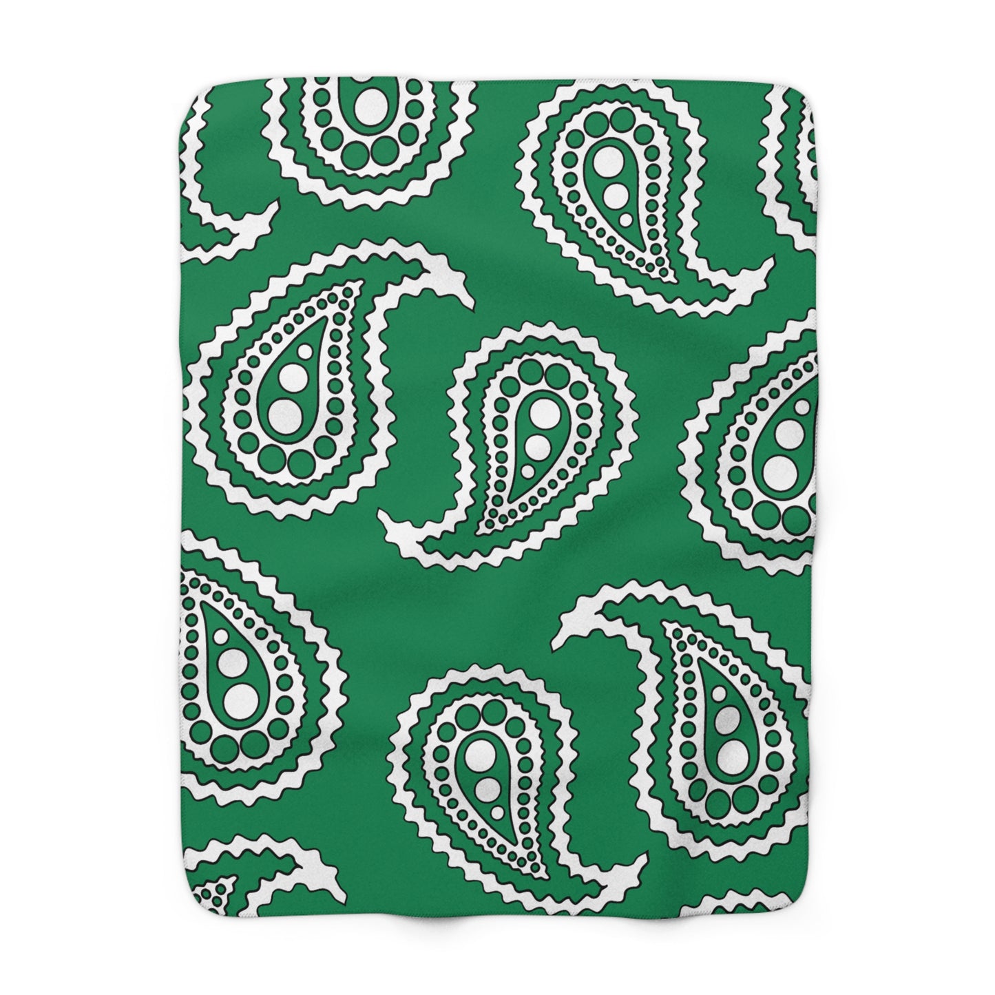 Nigeria Retro Paisley Blanket Throw