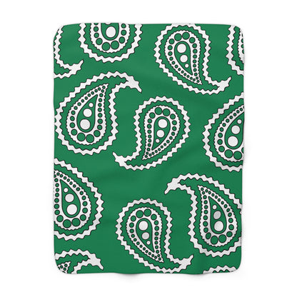 Nigeria Retro Paisley Blanket Throw