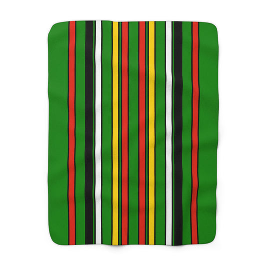 Dominica Retro Stripes Blanket Throw