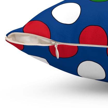 Belize Retro Polka Dots Cushion Pillow