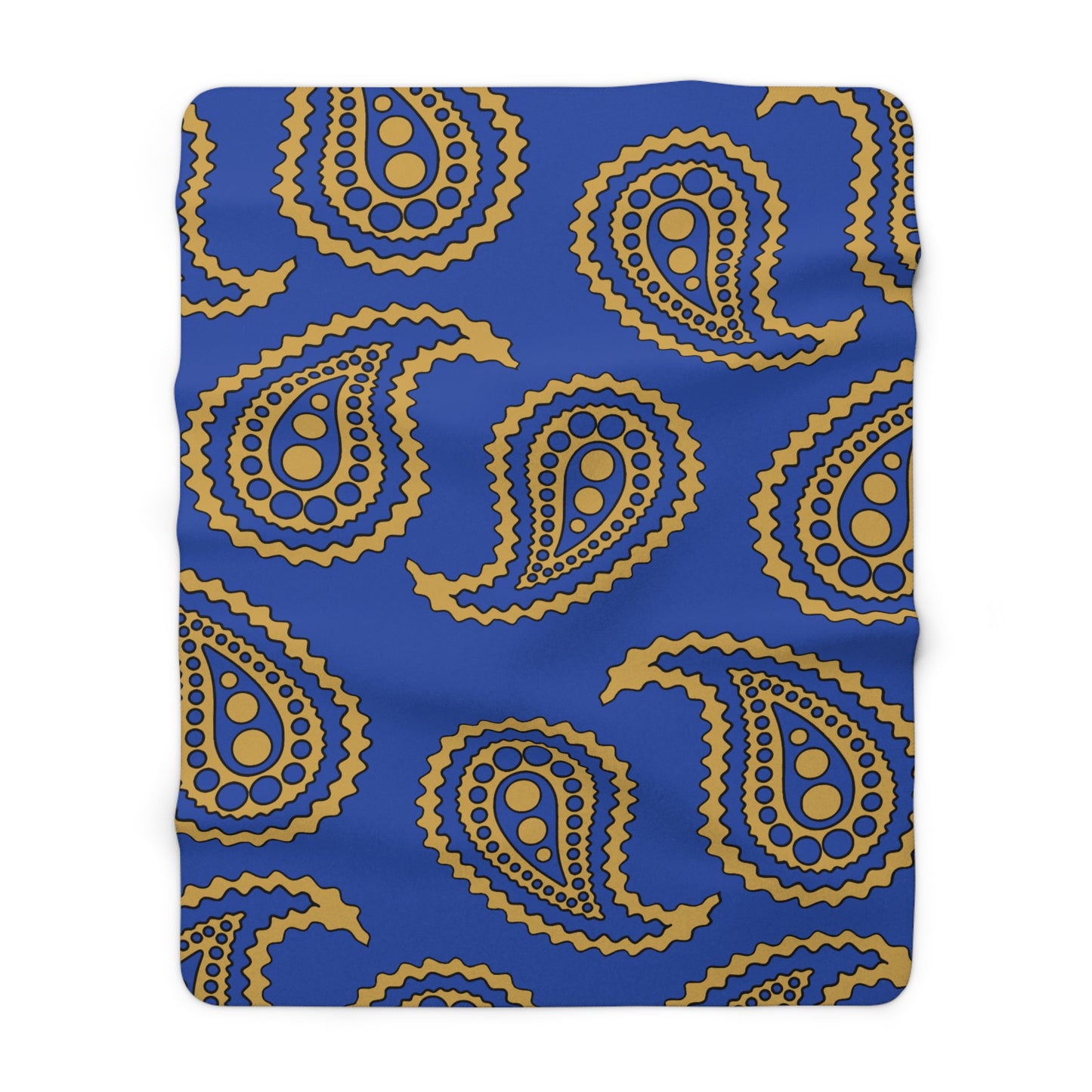 Kosovo Retro Paisley Blanket Throw