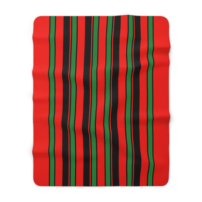 Malawi Retro Stripes Blanket Throw