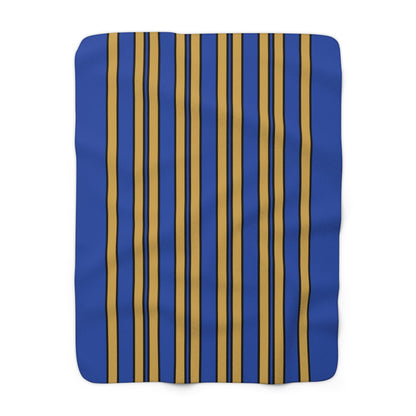 Kosovo Retro Stripes Blanket Throw