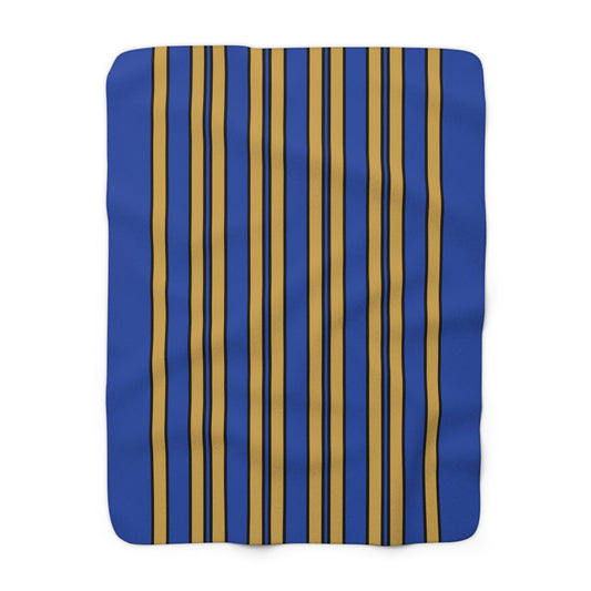 Kosovo Retro Stripes Blanket Throw