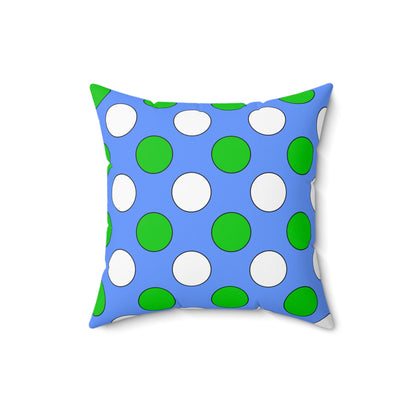 Djibouti Retro Polka Dots Cushion Pillow
