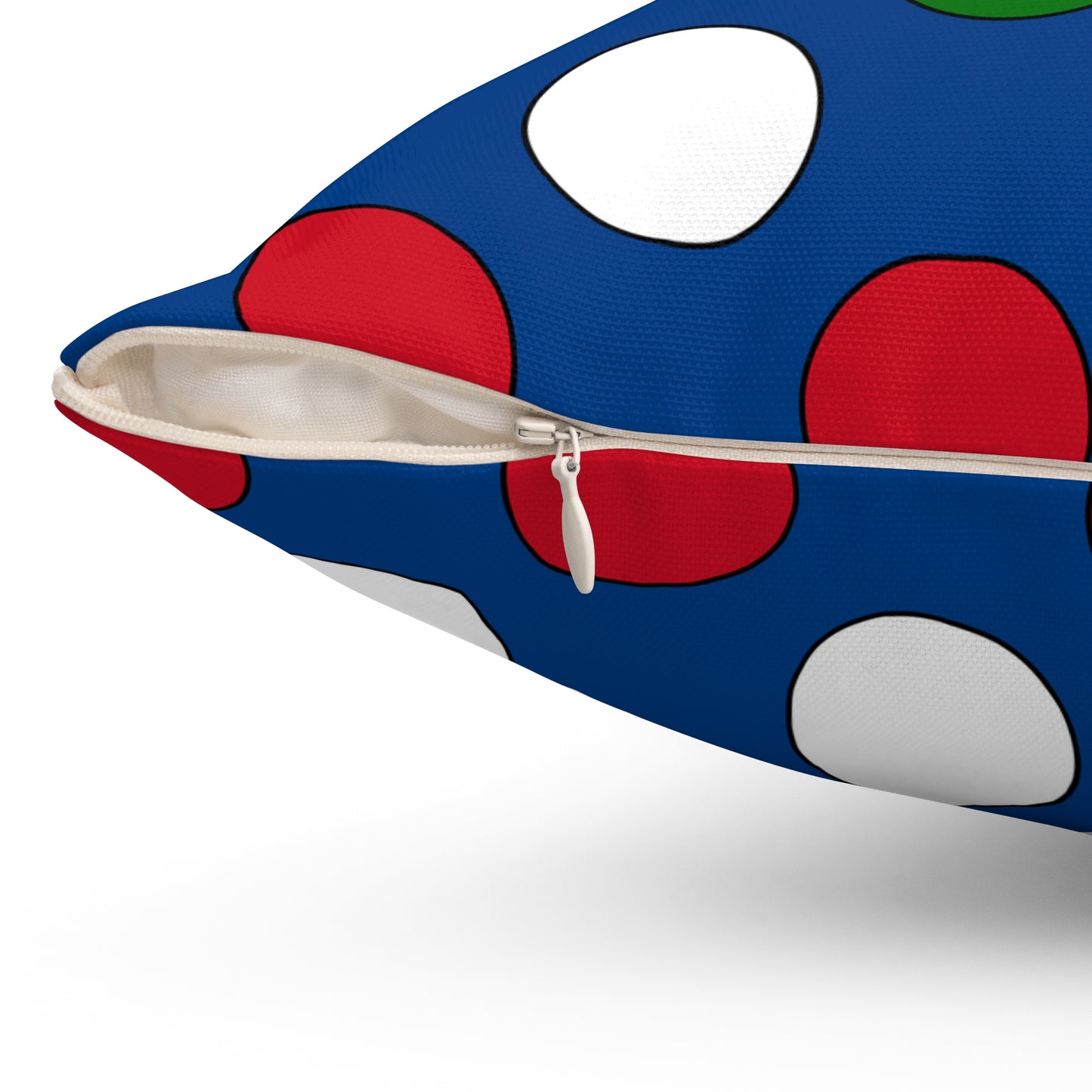 Belize Retro Polka Dots Cushion Pillow