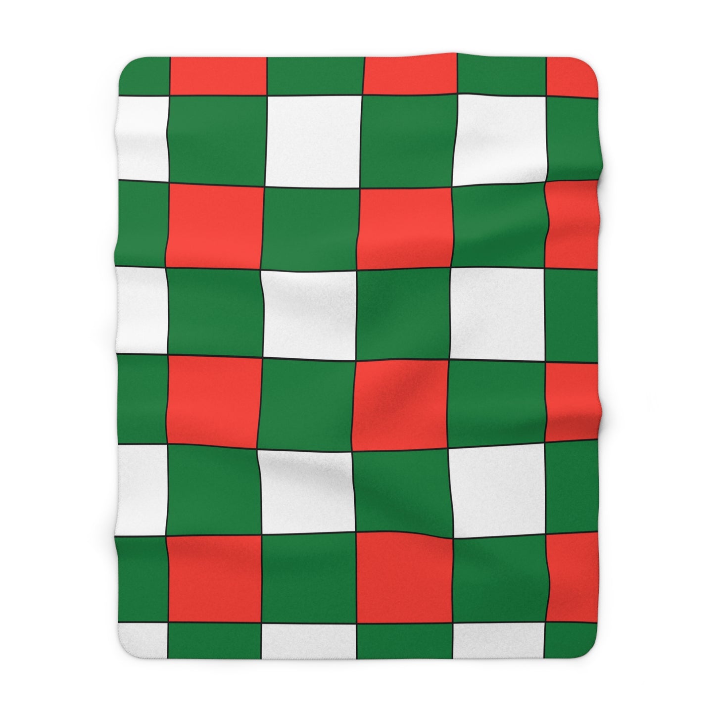 Madagascar Retro Check Blanket Throw