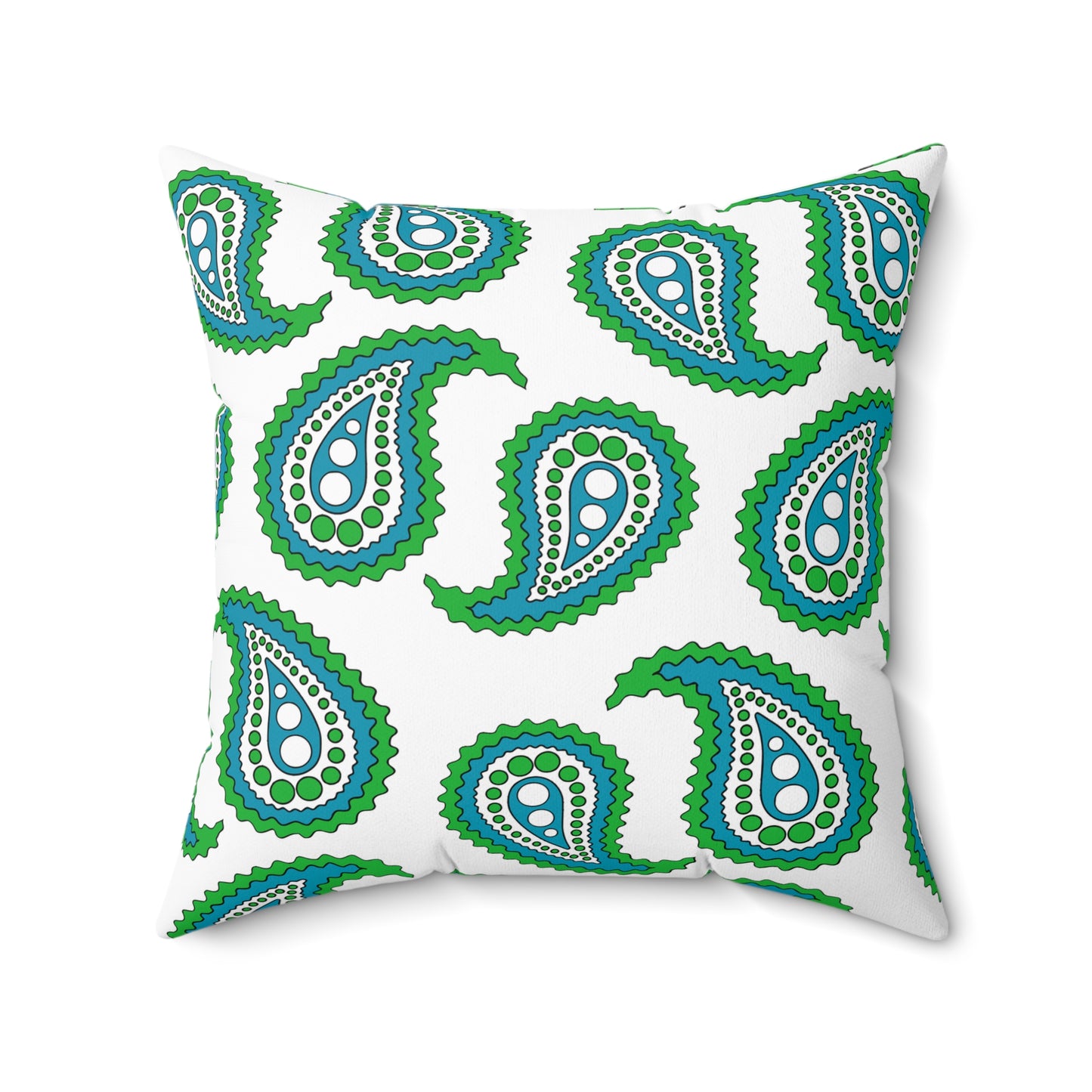 Uzbekistan Retro Paisley Cushion Pillow
