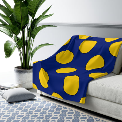 Tokelau Retro Polka Dots Blanket Throw