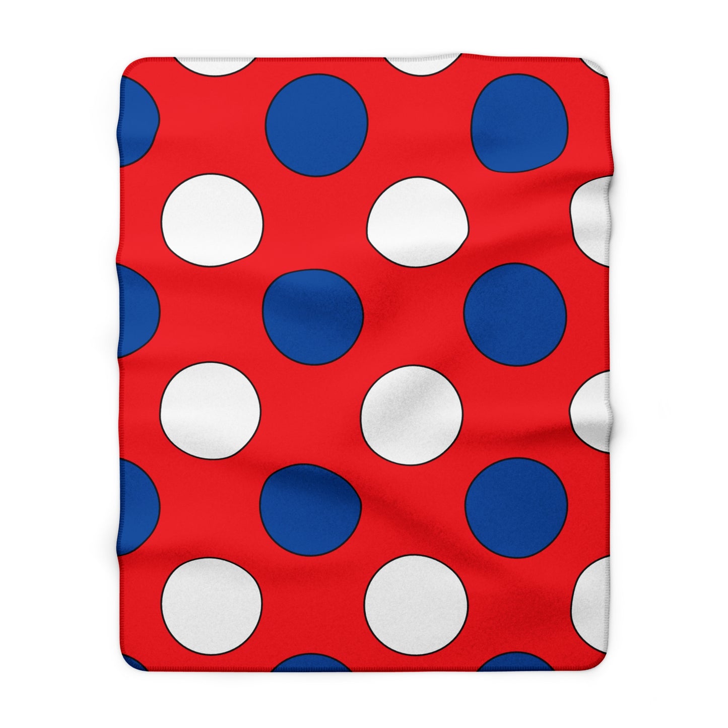 Slovakia Retro Polka Dots Blanket Throw