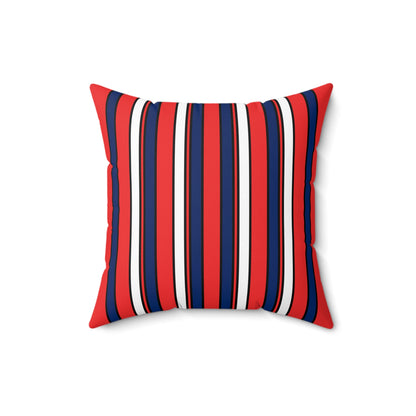 Svalbard And Jan Mayen Retro Stripes Cushion Pillow