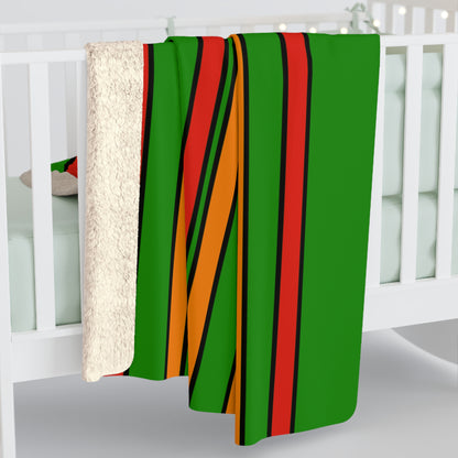 Zambia Retro Stripes Blanket Throw