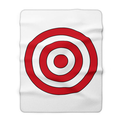 England Retro Target Blanket Throw