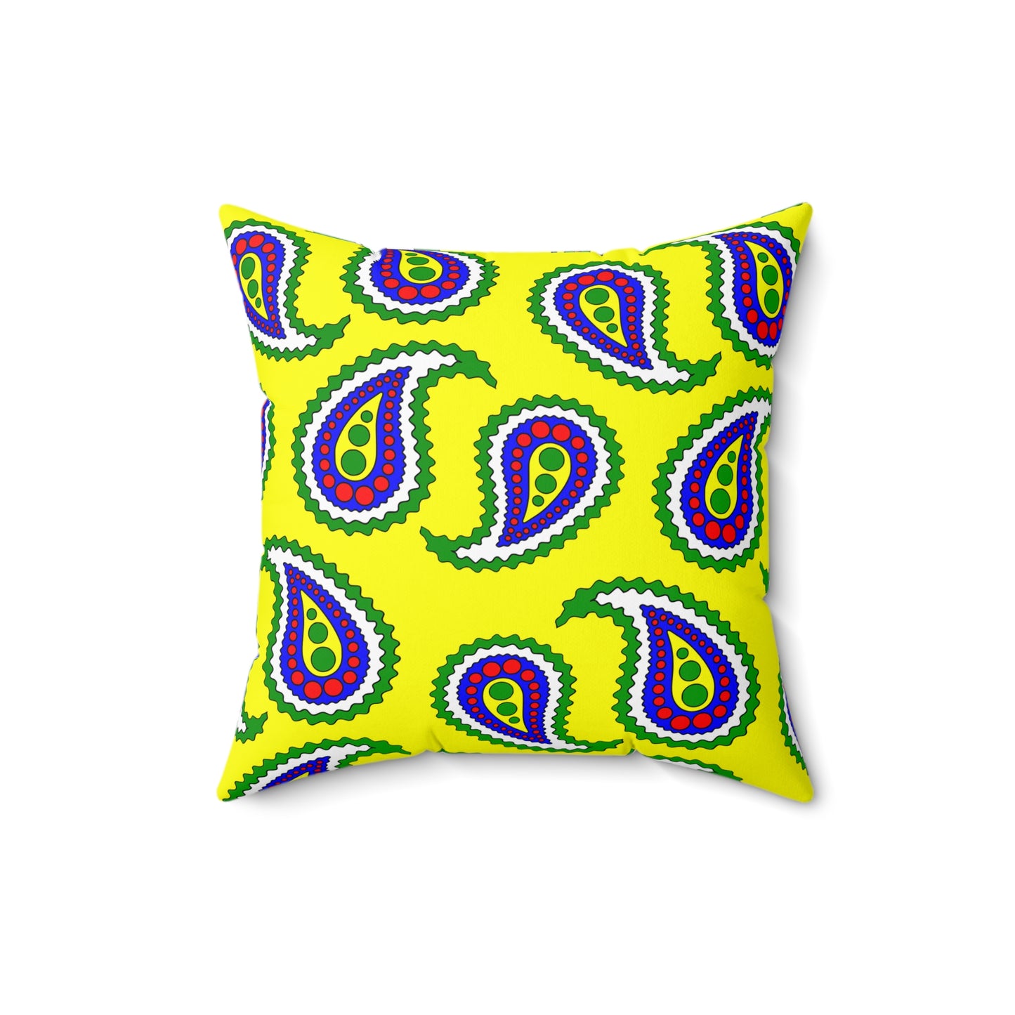 Central African Republic Retro Paisley Cushion Pillow