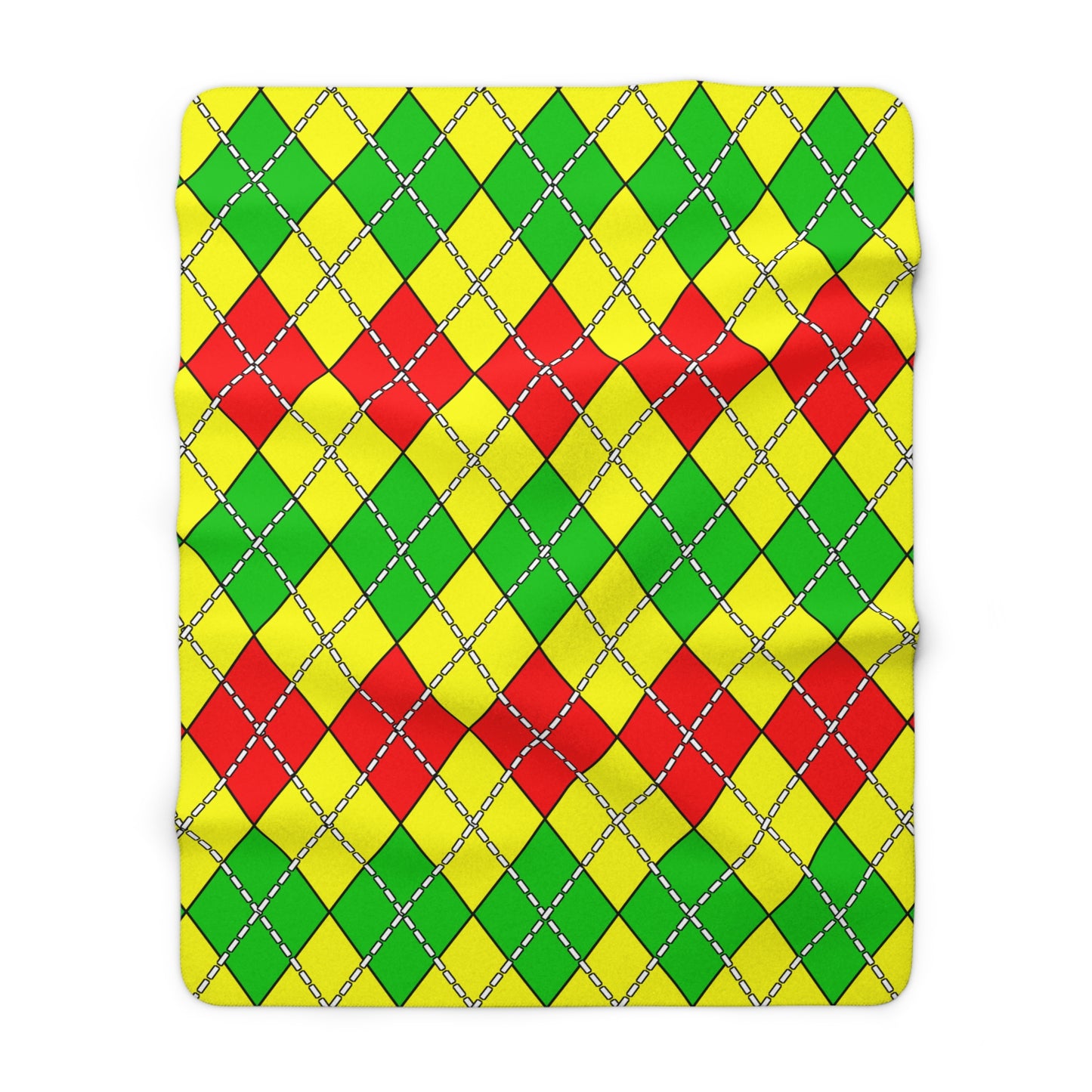 Congo Retro Argyle Blanket Throw