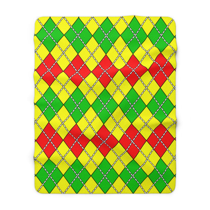 Congo Retro Argyle Blanket Throw