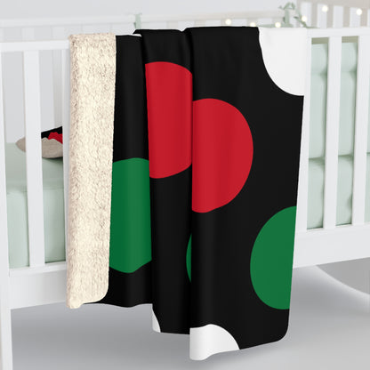 Syria Retro Polka Dots Blanket Throw