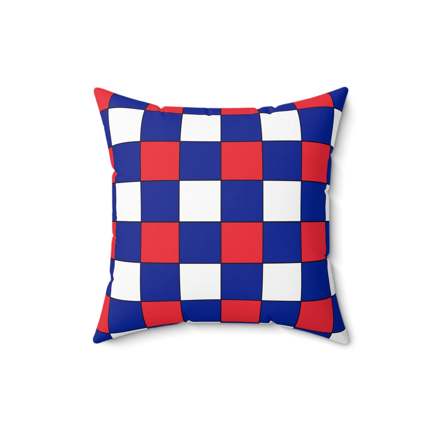 Sint Maarten Retro Check Cushion Pillow