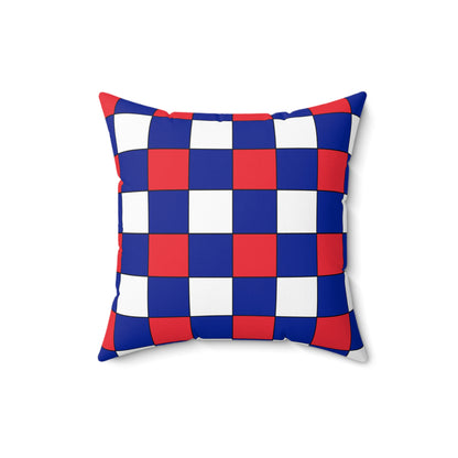 Sint Maarten Retro Check Cushion Pillow