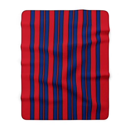 Liechtenstein Retro Stripes Blanket Throw