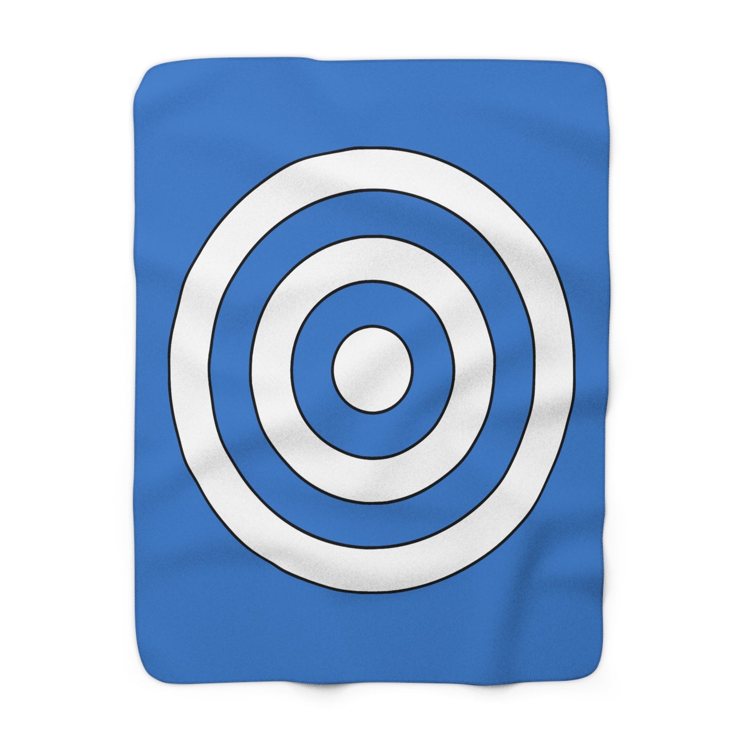 Antarctica Retro Target Blanket Throw